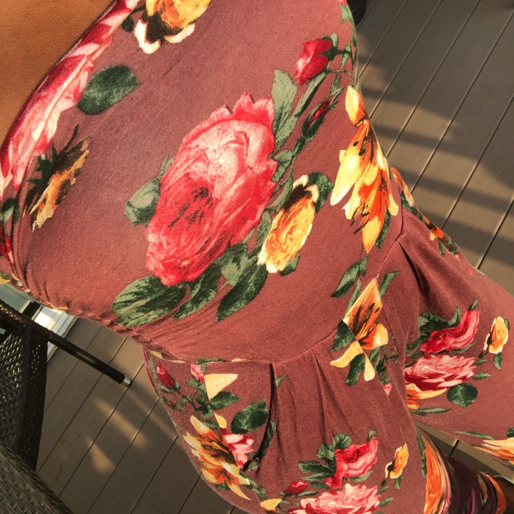 Pink Floral Jumpsuit